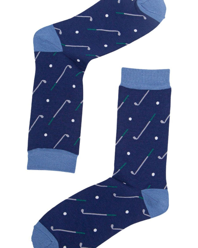 Bamboesokken voor heren – Golf Adventure (maat 40–46)